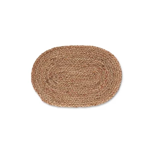 Maisblad placemat- ovaal- bruin- 45x30cm