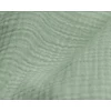 Mousseline Perkal- groen- 200*200/220- detail