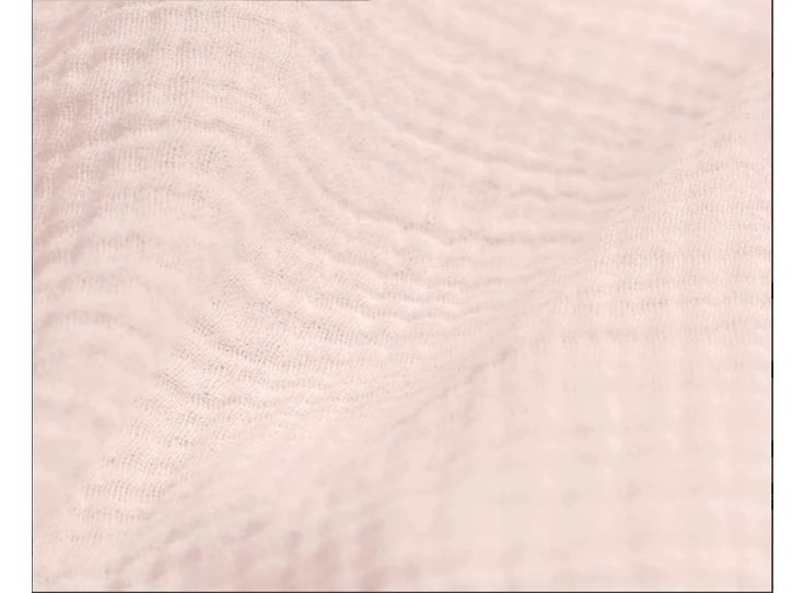 Mousseline Perkal- roze- 140*200/220- detail