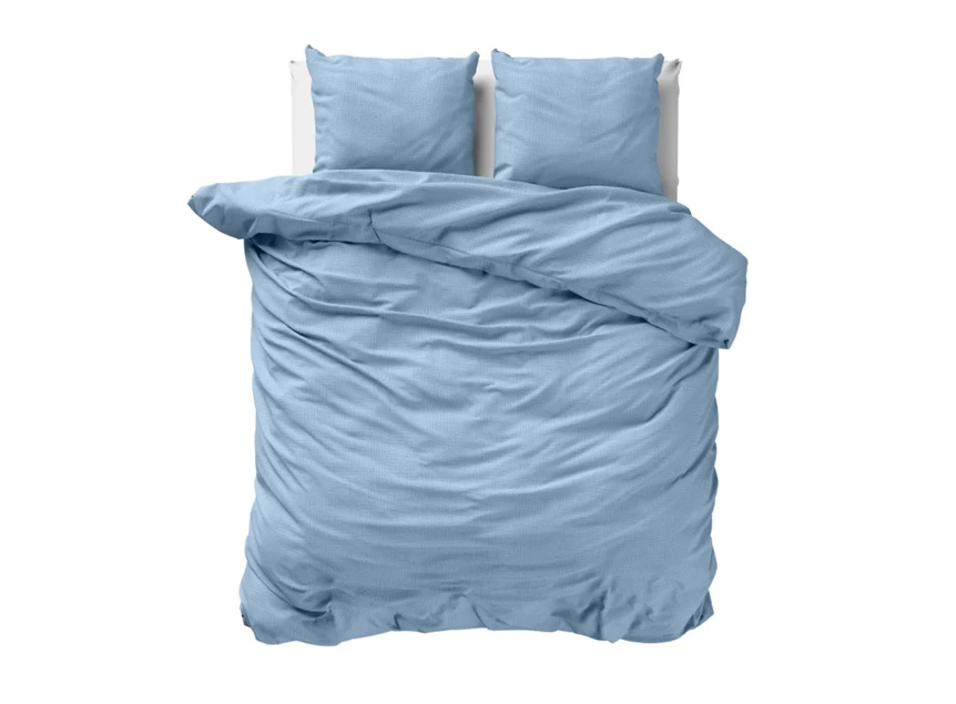 Mousseline Perkal- sky blauw- 140*200/220