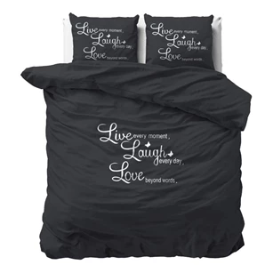 Live, laugh and love- antraciet- 240*220