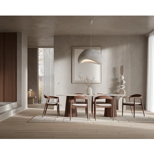 Pura tafel met eiken poten