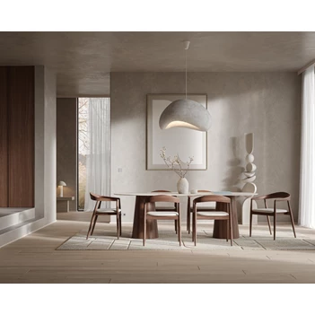 Pura tafel met eiken poten