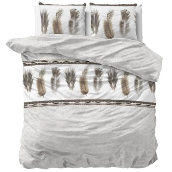 Feathers 3- grijs- 140*220