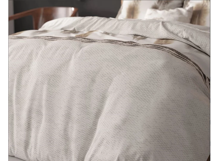 Feathers 3- grijs- 140*220- detail