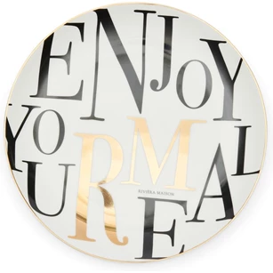 Enjoy Your Meal Breakfast Plate - Porselein