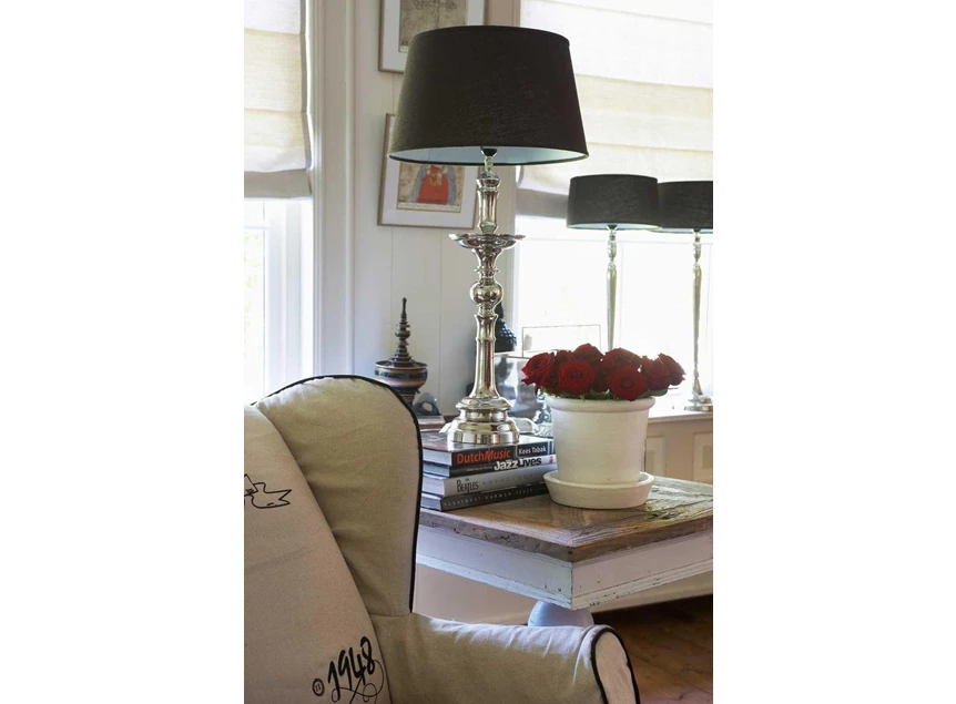 Classic Medina - Tafellamp - Zilverkleurig- sfeerbeeld