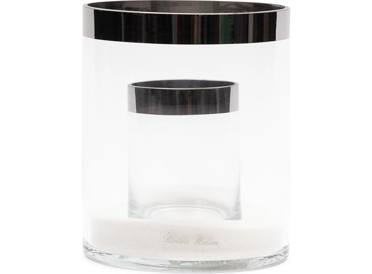 Double Hurricane - Windlicht - Transparant - S