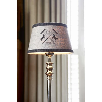 Polo Club Lamp shade - Lampenkap - 15 x 20 cm - Grijs - Wol
