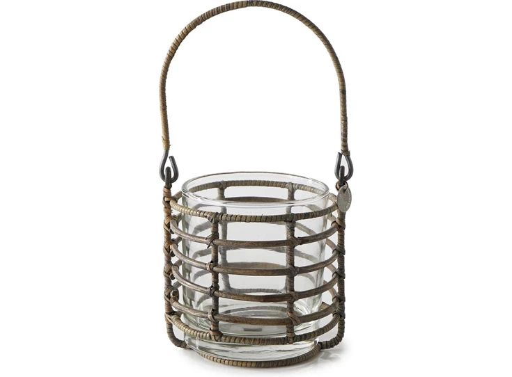 Rustic Rattan Saint-Briac Votive