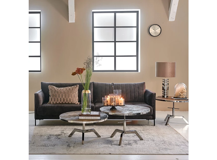 Santiago Wall Clock- Aluminium- Goud- Ø30x6cm- sfeerbeeld