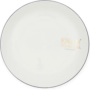 Enjoy Your Meal Dinner Plate- Porselein- Ø26x3cm