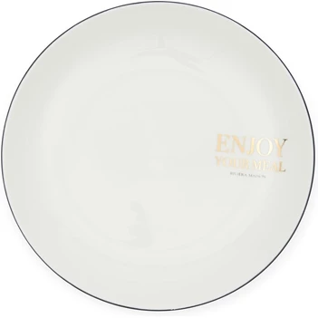 Enjoy Your Meal Dinner Plate- Porselein- Ø26x3cm
