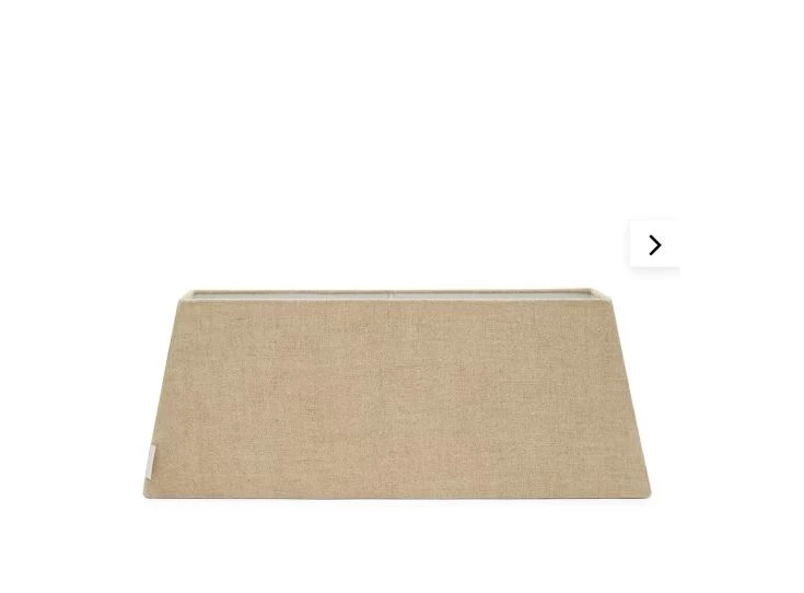 Rectangular Lampshade flax 15x60