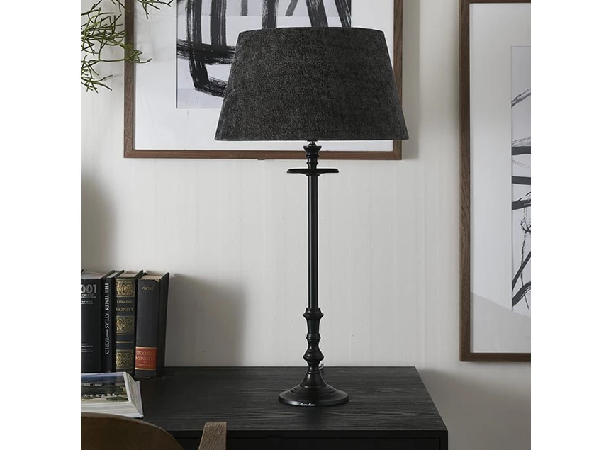 Phinesse Lamp Shade dark grey 21x38- sfeerbeeld