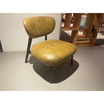 Bijzetzetel Boyd natuurleder groen Het Anker