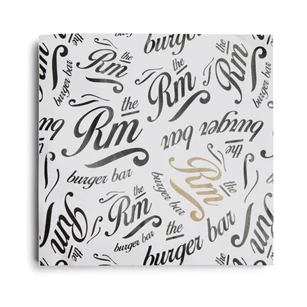 Paper napkin classic burger bar