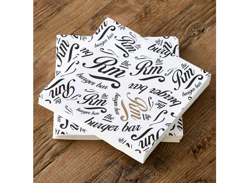 Paper napkin classic burger bar- sfeerbeeld
