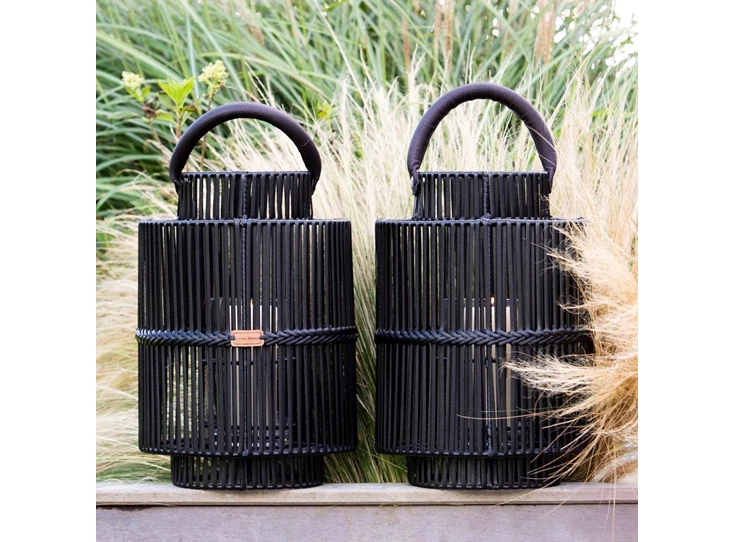 Bartolome Outdoor Lantern black M- sfeerbeeld