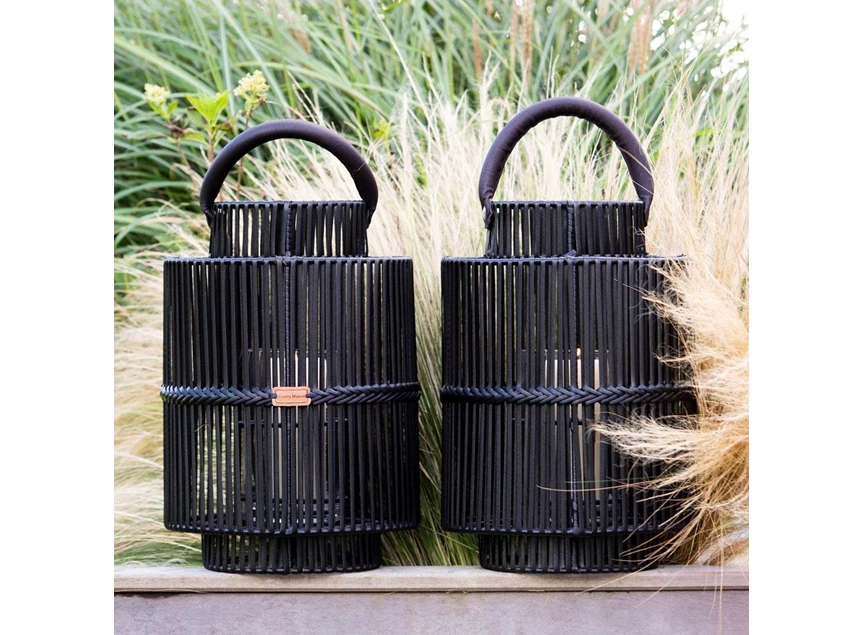 Bartolome Outdoor Lantern black M- sfeerbeeld