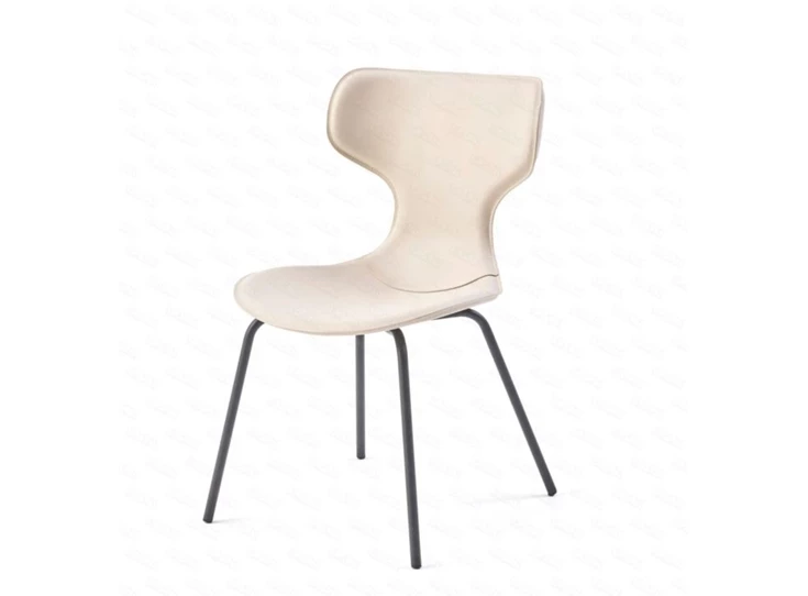 Stoel Ego Fia bonded leather beige Lievens