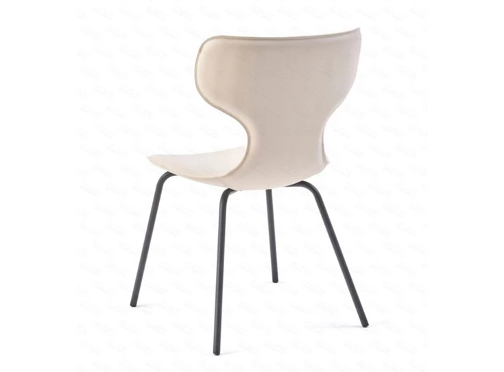 Achterkant Stoel Ego Fia bonded leather beige Lievens