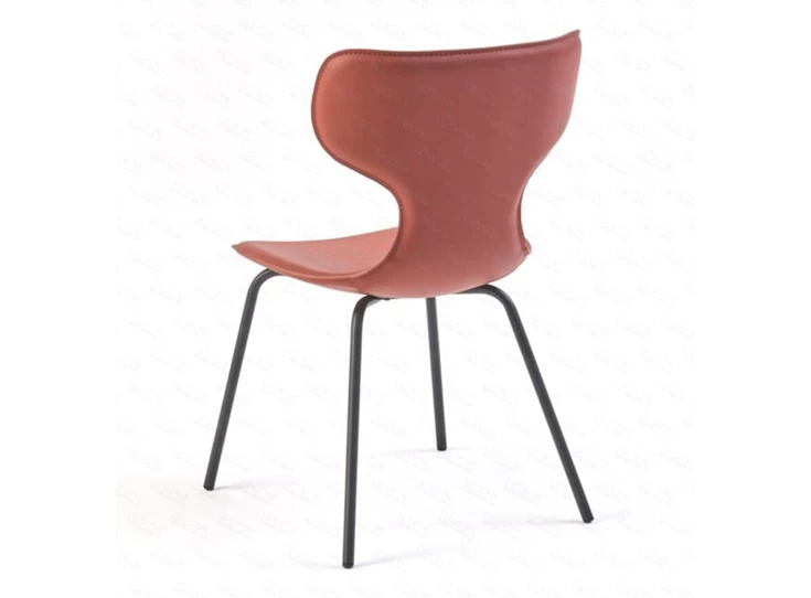 Achterkant Stoel Ego Fia bonded leather terra Lievens