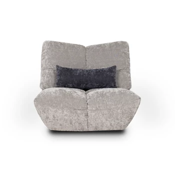 Bijzetzetel 1-zit Passion stof grijs Designwerk