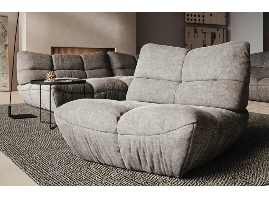 Sfeerfoto Bijzetzetel 1-zit Passion stof grijs Designwerk