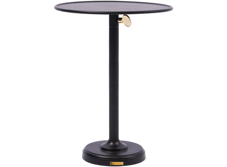 Bijzettafel Verstelbaar- Venice Adjustable Sofa Table L- Zwart