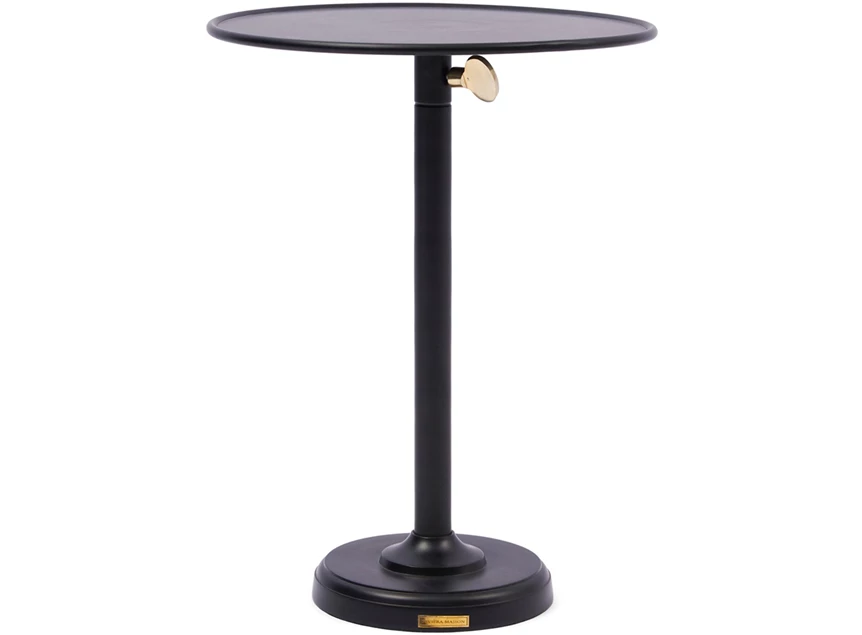 Bijzettafel Verstelbaar- Venice Adjustable Sofa Table L- Zwart