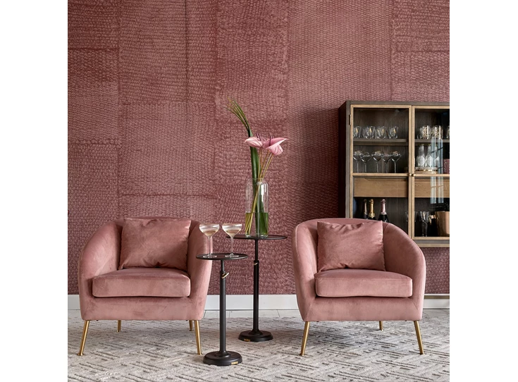 Bijzettafel Verstelbaar- Venice Adjustable Sofa Table L- Zwart- sfeerbeeld