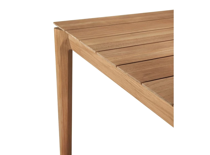 Zijkant Verlengbare tuintafel Bok outdoor teak 10304 Ethnicraft