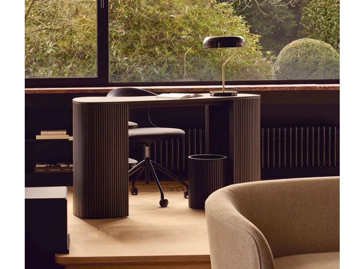 Sfeerfoto Bureau Roller Max donkerbruin mahonie 35027 Ethnicraft