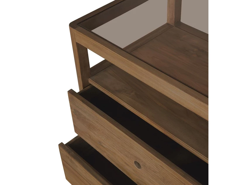 Bovenkant open Ladekast Spindle reclaimed teak 14177 Ethnicraft