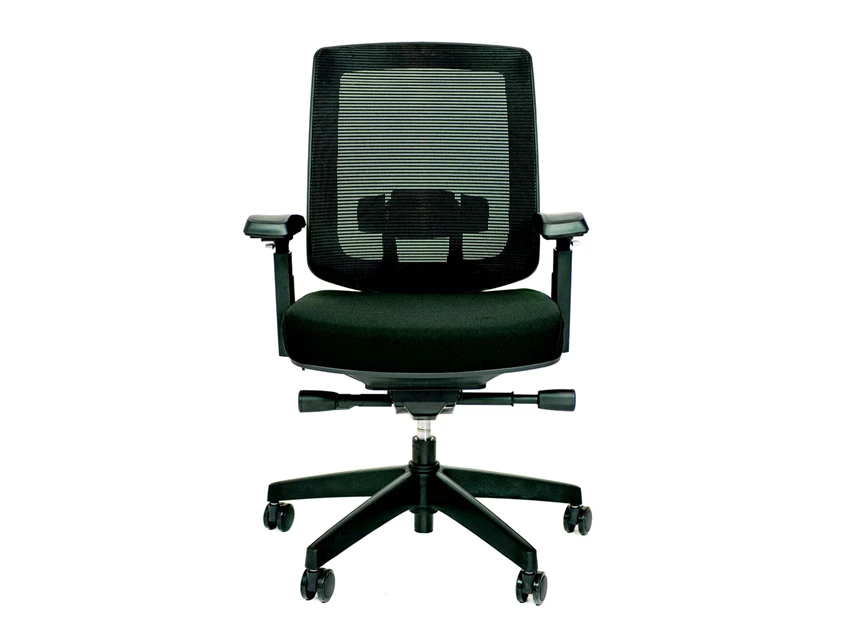 TEC05 ERGONOMISCHE BUREELSTOEL BLACK recht