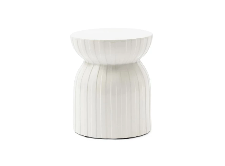 Bijzettafel Sintra Puur Wit Ø35cm