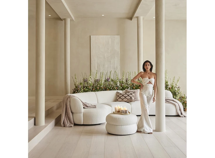 San Remo Sofa Arm Left 2,5 SiWhite- sfeerbeeld