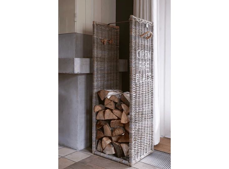 Open Fire Place Log Basket- Opbergmand- L