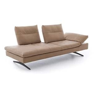 Ottoman Seventy5 leder taupe Willi Schillig