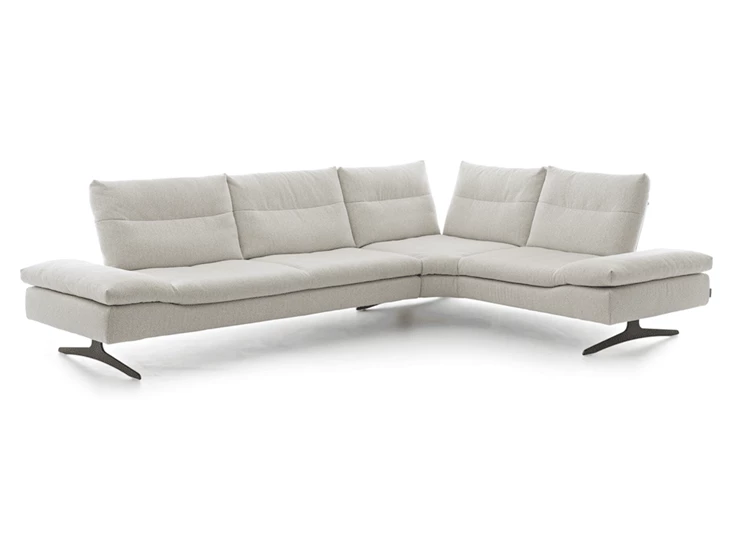 Hoeksalon Seventy5 stof wit beige Willi Schillig