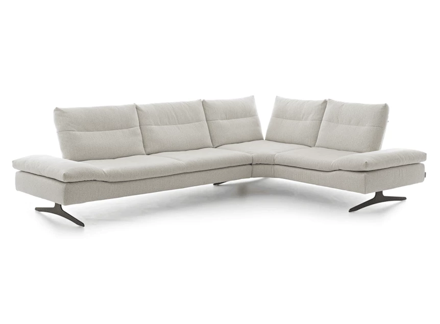 Hoeksalon Seventy5 stof wit beige Willi Schillig