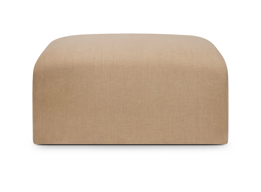 Front Voetenbank Bulky 20021 stof Light Sepia Ethnicraft