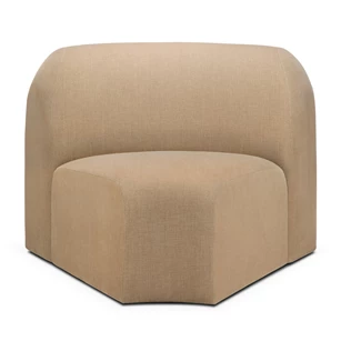 Halfronde hoek 45° Bulky 20019 Light Sepia Ethnicraft