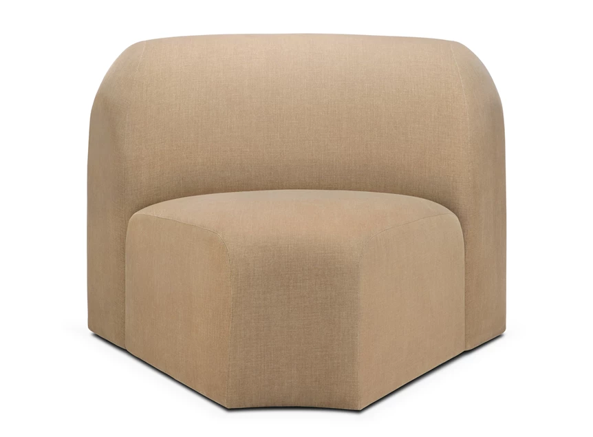 Halfronde hoek 45° Bulky 20019 Light Sepia Ethnicraft