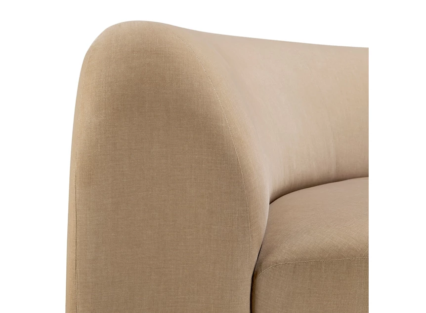 Rugleuning Halfronde hoek 45° Bulky 20019 Light Sepia Ethnicraft