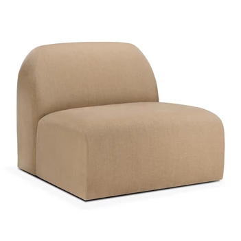 1-zit zonder armen Bulky 20016 Light Sepia Ethnicraft