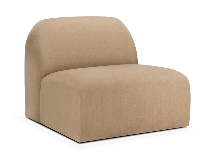 1-zit zonder armen Bulky 20016 Light Sepia Ethnicraft