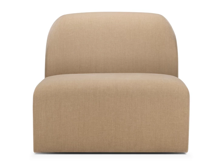 Front 1-zit zonder armen Bulky 20016 Light Sepia Ethnicraft