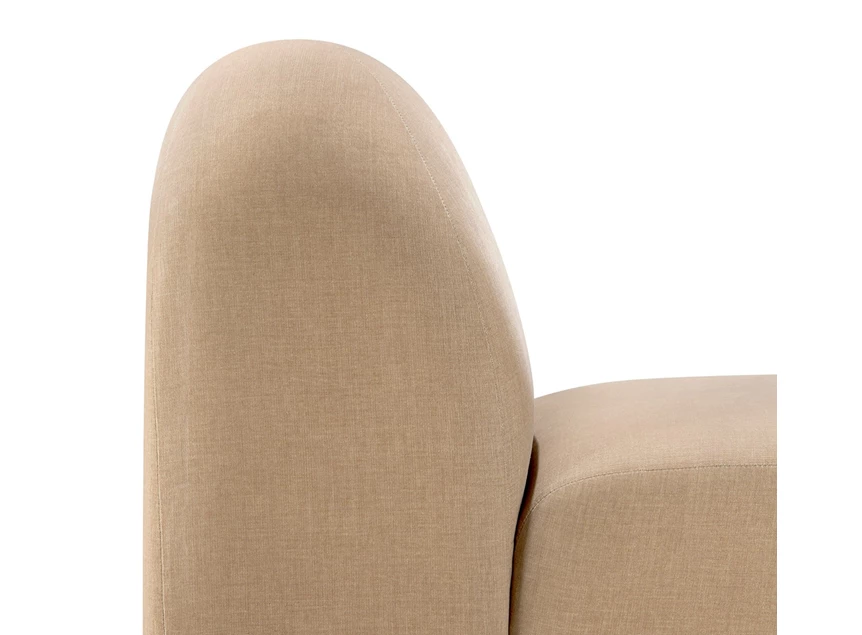 Rugleuning 1-zit zonder armen Bulky 20016 Light Sepia Ethnicraft